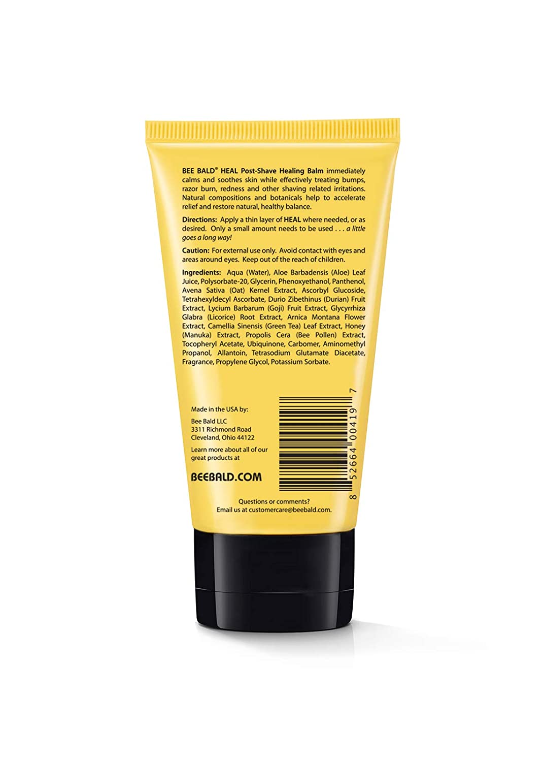 Bee Bald HEAL Post-Afeitado para Cabeza