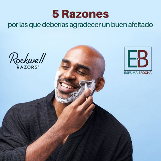 5 razones por las que deberías agradecer un buen afeitado