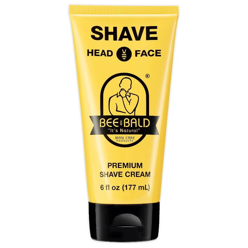 Bee Bald Crema de Afeitar para Cabeza y Cara