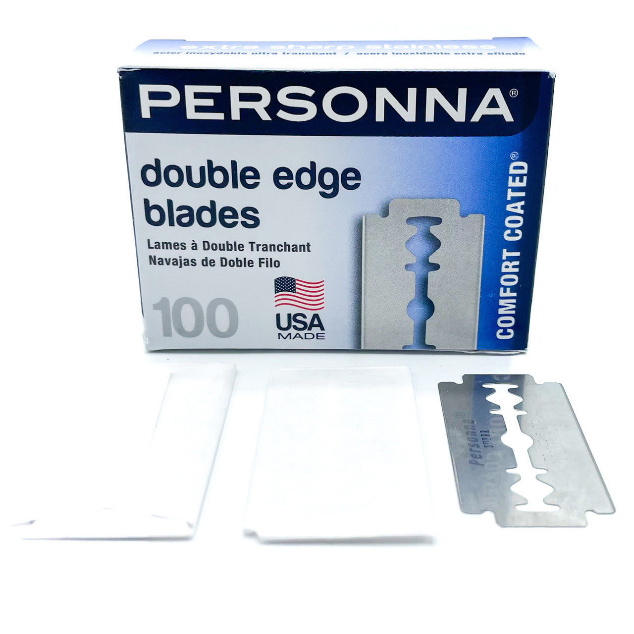 Personna Comfort Coated Hojas de Afeitar (100 hojas)