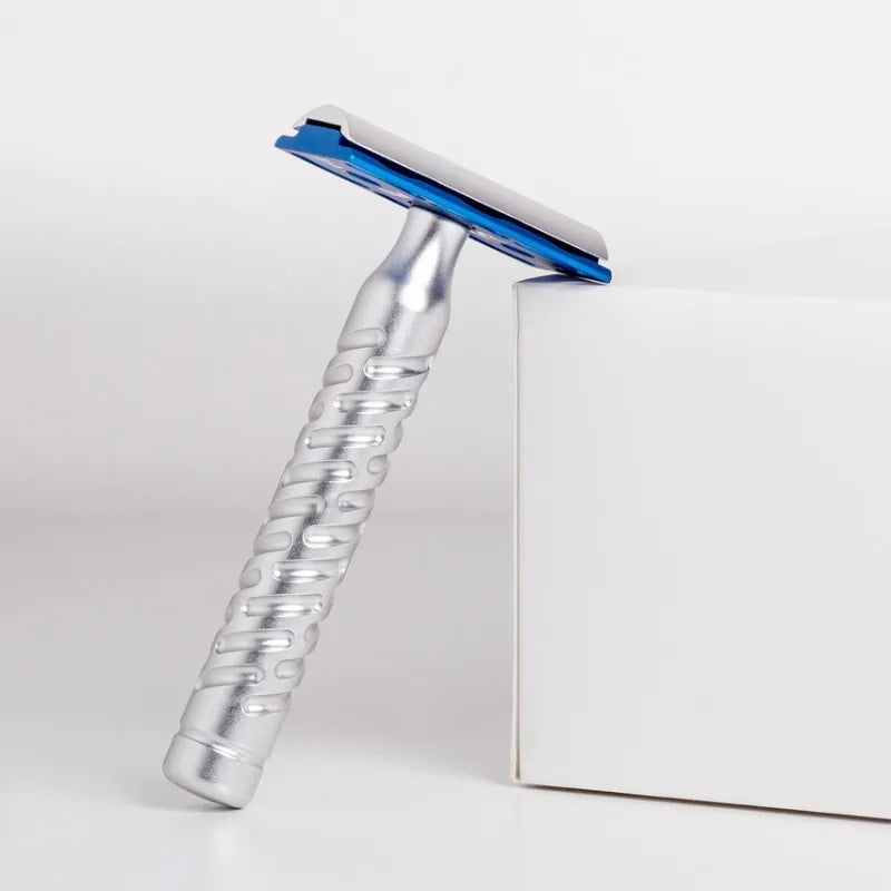 Goodfellas' Smile Styletto Azul - Máquina de Afeitar de Aluminio