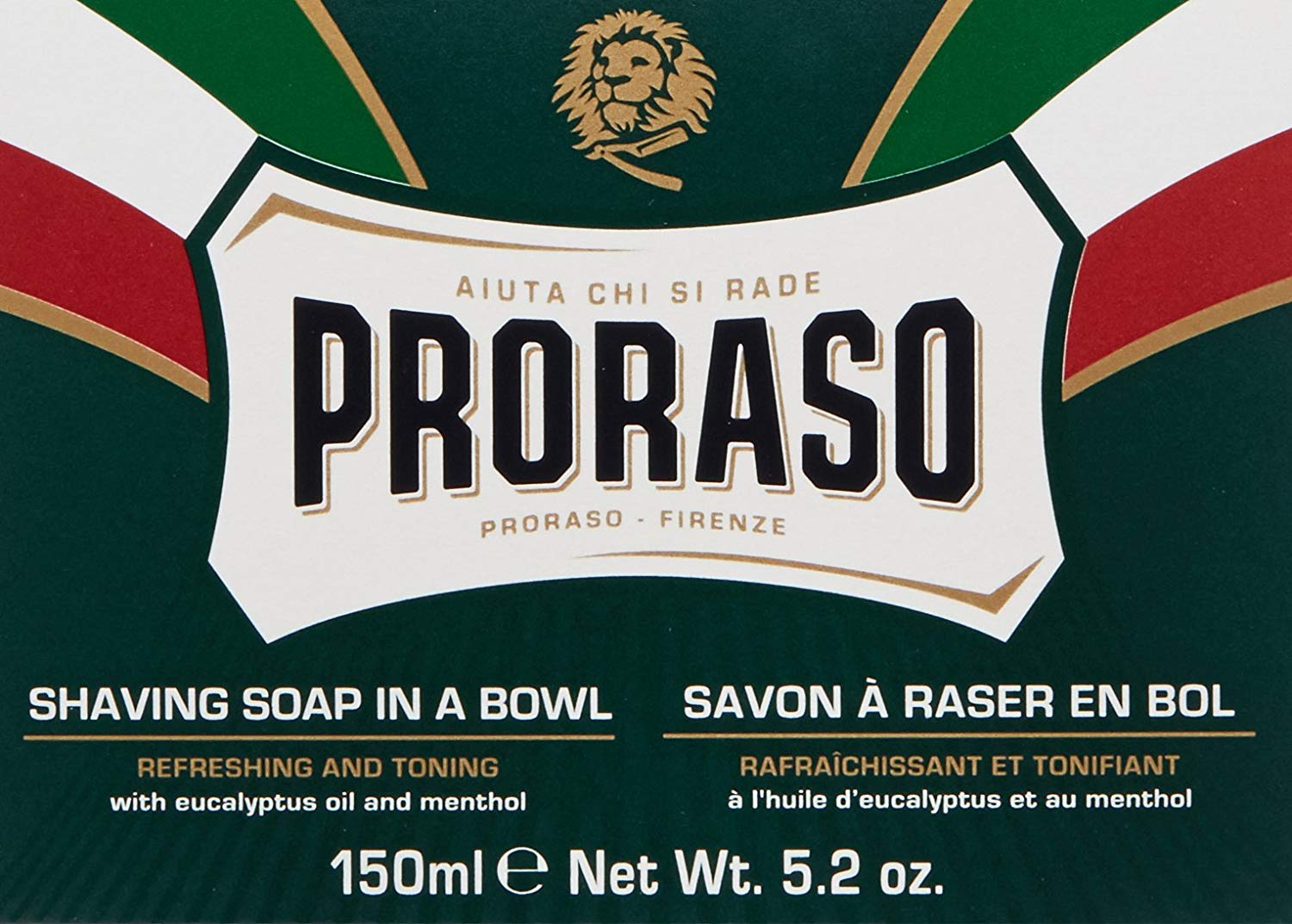 Proraso Jabón de Afeitar (Verde) - Espuma y Brocha