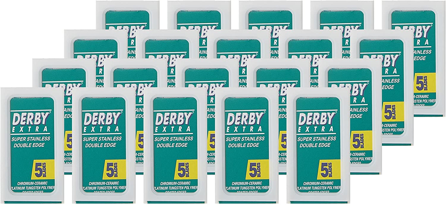 Derby Extra Hojas de Afeitar (Caja de 100)