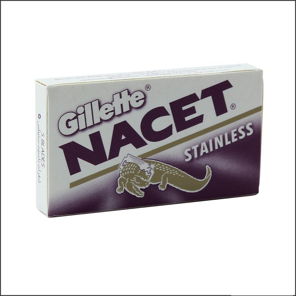 Gillette Nacet Stainless Hojas de Afeitar (5)