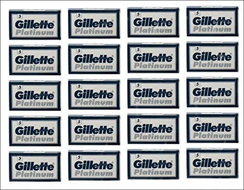 Gillette Platinum Hojas de Afeitar (100)