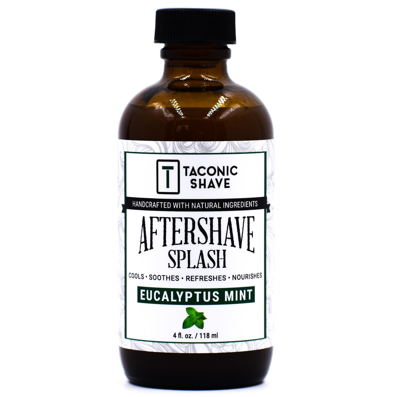 Taconic Shave Botanical Aftershave Splash - Eucalyptus Mint- 4 Onzas