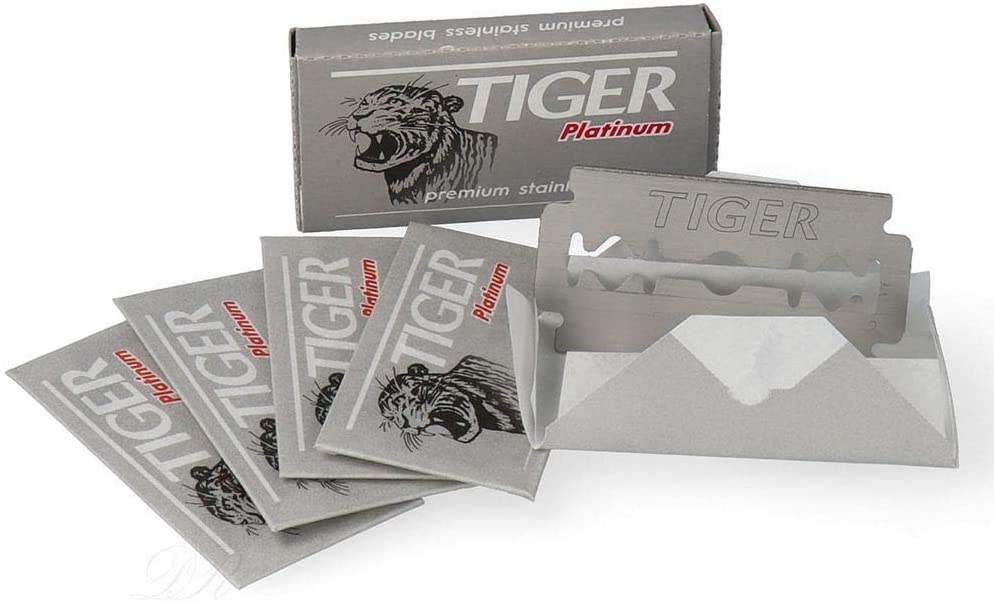 Tiger Platinum Premium Stainless Hojas de Afeitar (5)