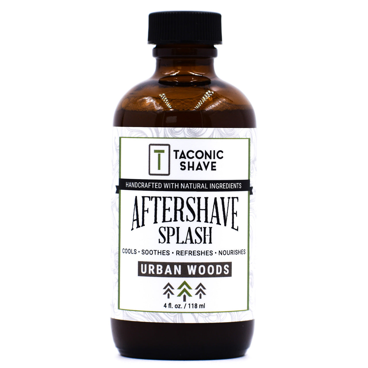 Taconic Shave Botanical Aftershave Splash - Urban Woods - 4 Onzas