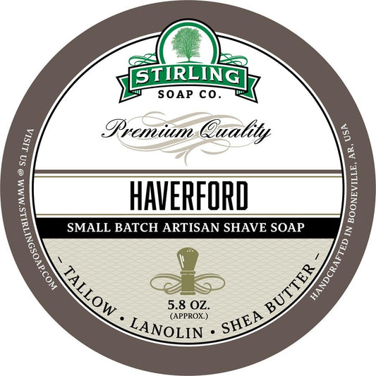 Stirling - Jabón de Afeitar de Primera - Haverford