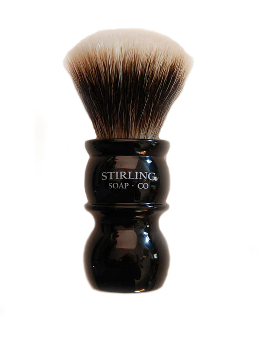 Stirling - 24mm - Brocha de Tejón Fino y Resina Negra