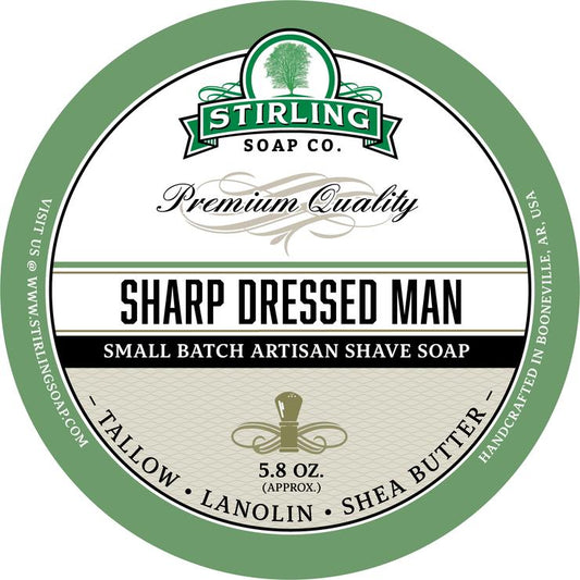 Stirling - Jabón de Afeitar de Primera - Sharp Dressed Man