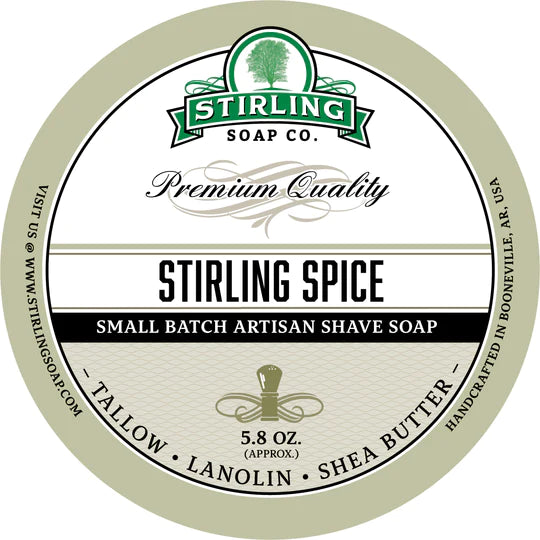 Stirling - Jabón de Afeitar de Primera - Stirling Spice